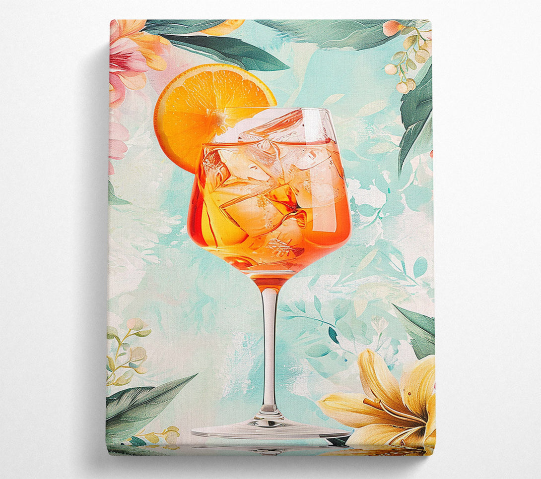  A Canvas Print of Citrus Grove Spritz Canvas Wall Art