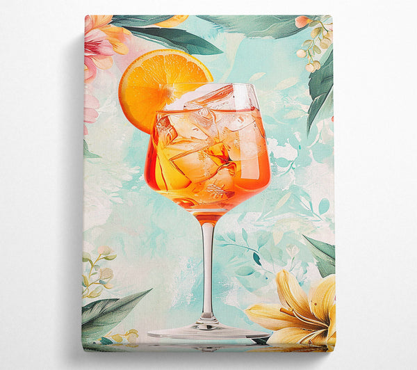  A Canvas Print of Citrus Grove Spritz Canvas Wall Art