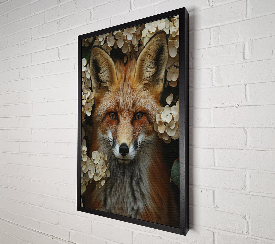  A Canvas Print of Foxy Canvas Wall Art