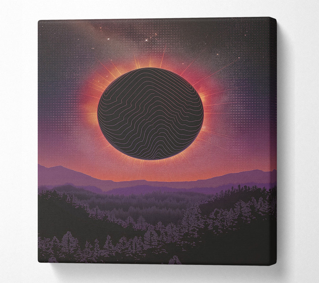  A Canvas Print of Solar Eclipse Canvas Art
