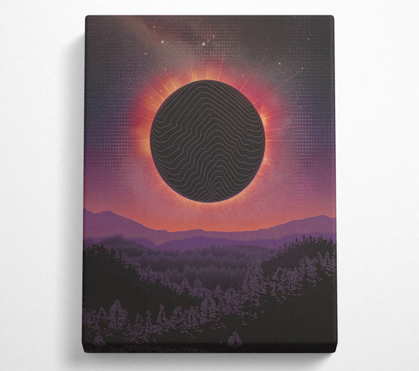  A Canvas Print of Solar Eclipse Canvas Art