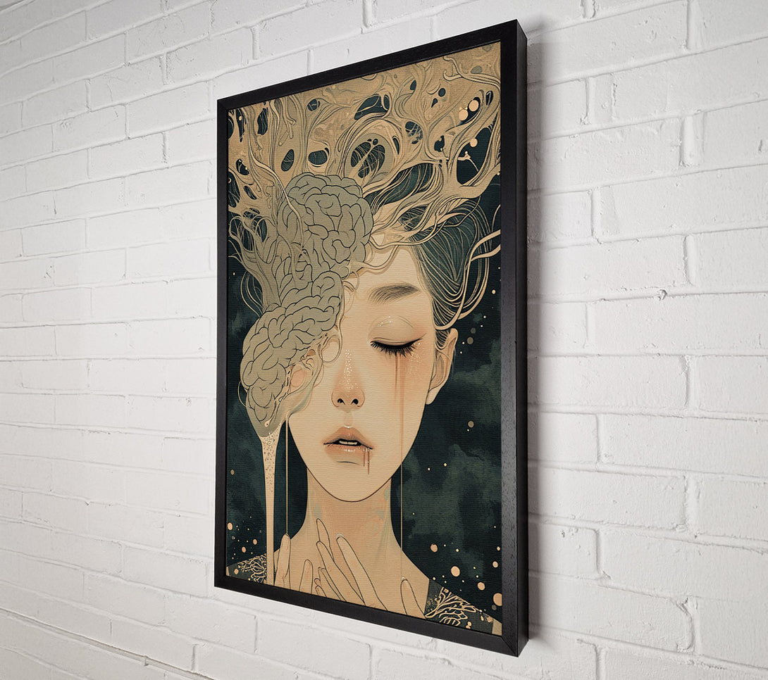  A Canvas Print of The Weeping Mind Canvas Wall Art