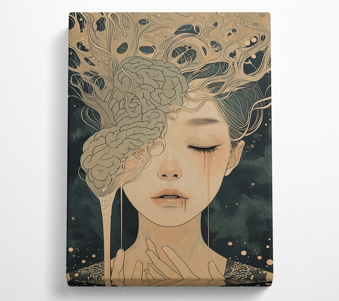 A Canvas Print of The Weeping Mind Canvas Wall Art