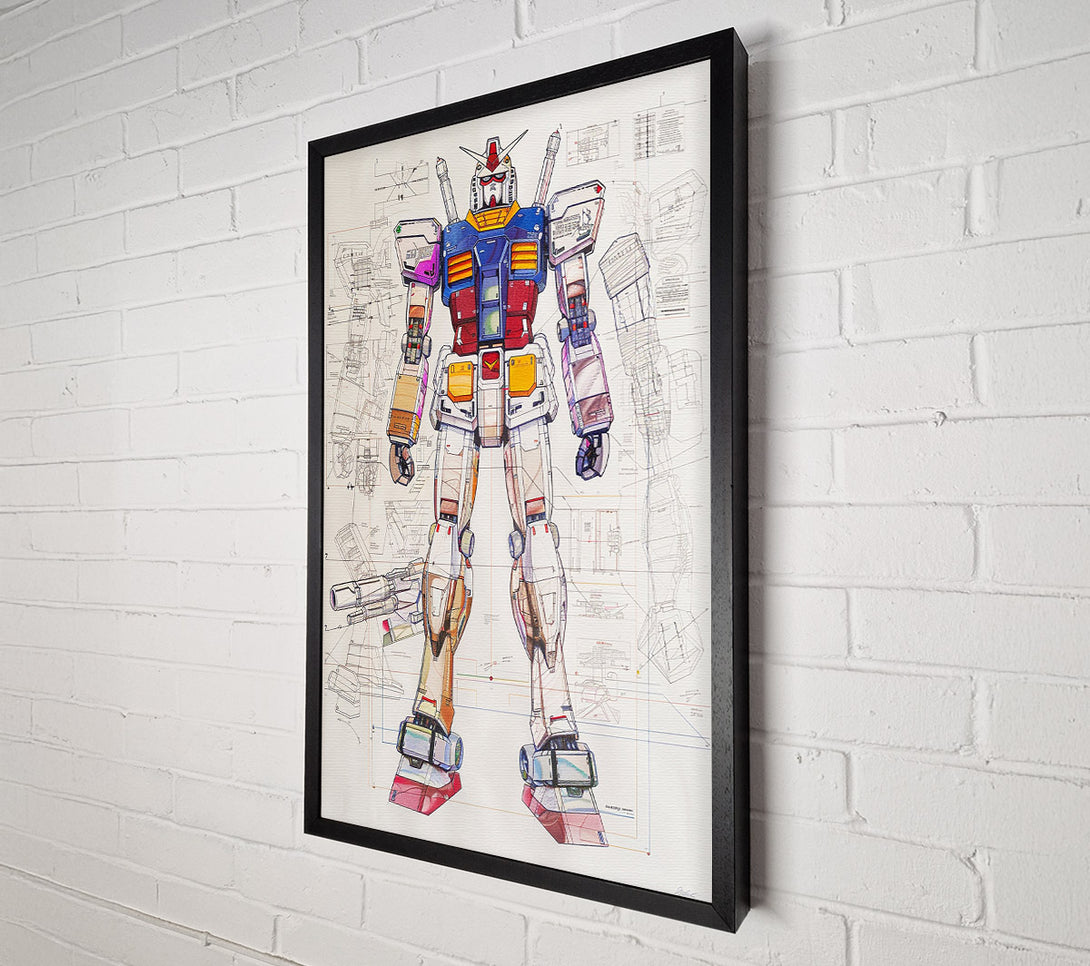  A Canvas Print of The Giant Mecha Canvas Wall Art