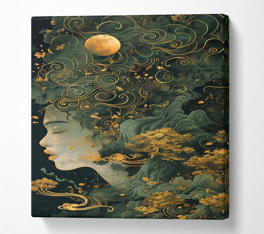  A Canvas Print of Tranquil Forest Canvas Art