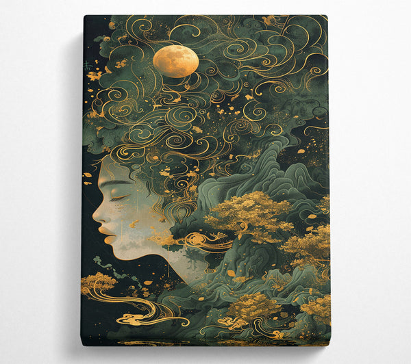  A Canvas Print of Tranquil Forest Canvas Art