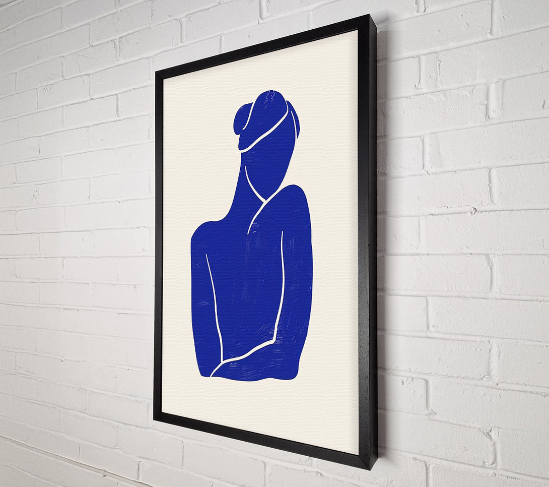  A Canvas Print of Blue Lady Canvas Print