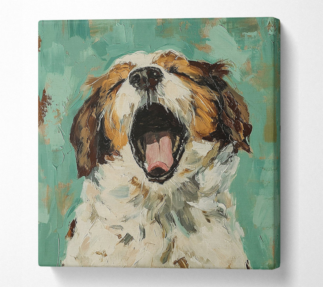  A Canvas Print of Big Yawn Canvas Art