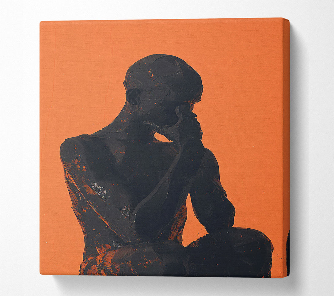  A Canvas Print of The Thinker Canvas Art