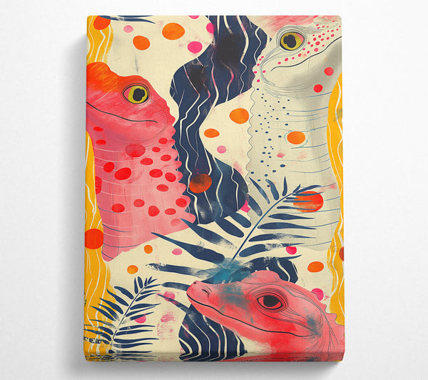  A Canvas Print of Scaly Friends Canvas Wall Art