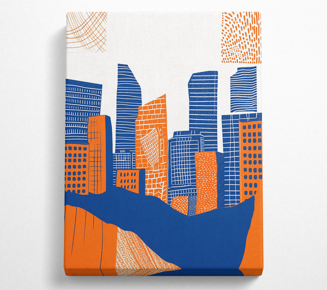  A Canvas Print of Urban Oasis Canvas Wall Art
