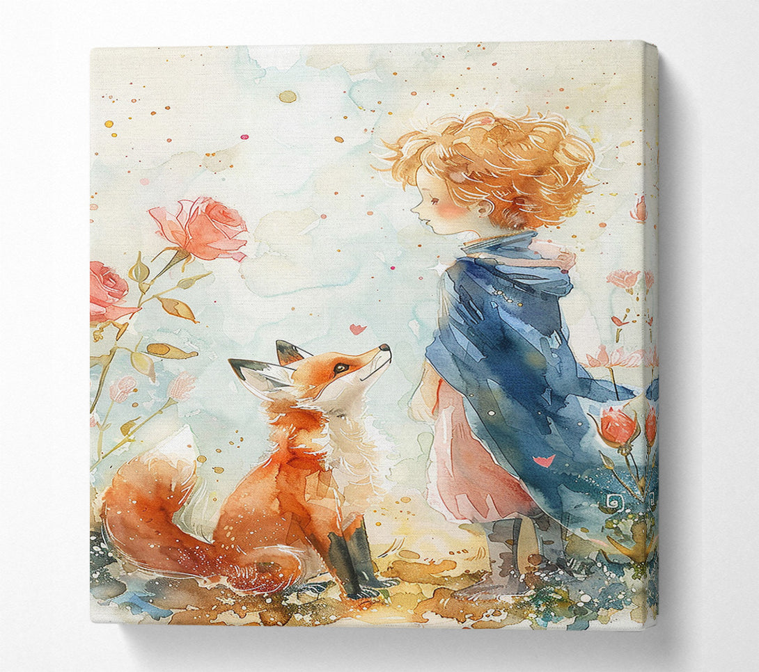  A Canvas Print of The Little Prince And The Fox Canvas Wall Art