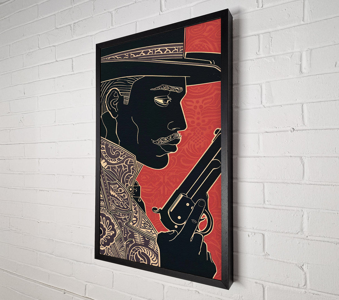  A Canvas Print of The Man With No Name Canvas Wall Art