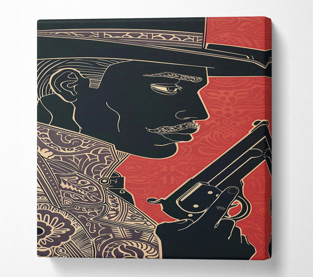  A Canvas Print of The Man With No Name Canvas Wall Art
