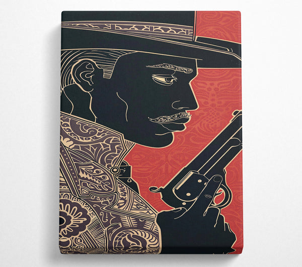  A Canvas Print of The Man With No Name Canvas Wall Art