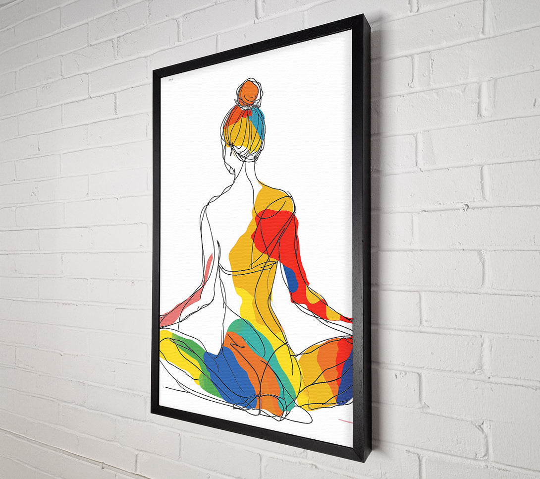  A Canvas Print of Spectrum Of Serenity Canvas Print
