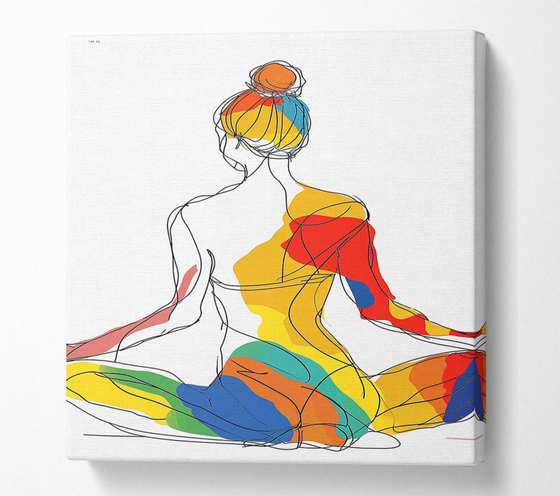  A Canvas Print of Spectrum Of Serenity Canvas Print