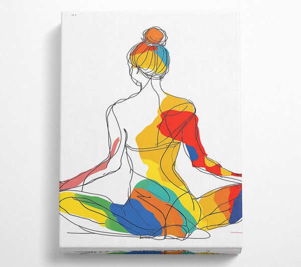  A Canvas Print of Spectrum Of Serenity Canvas Print