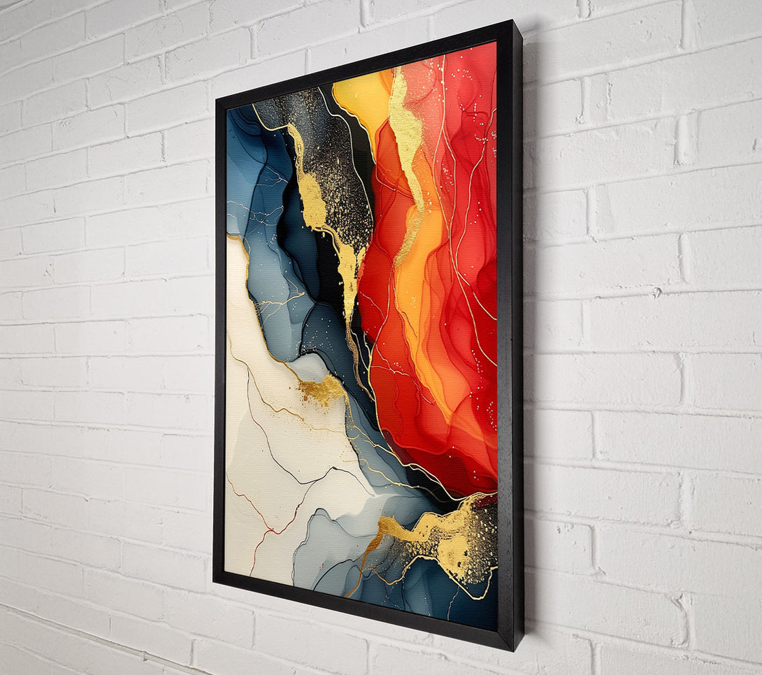  A Canvas Print of Molten Gold Canvas Print
