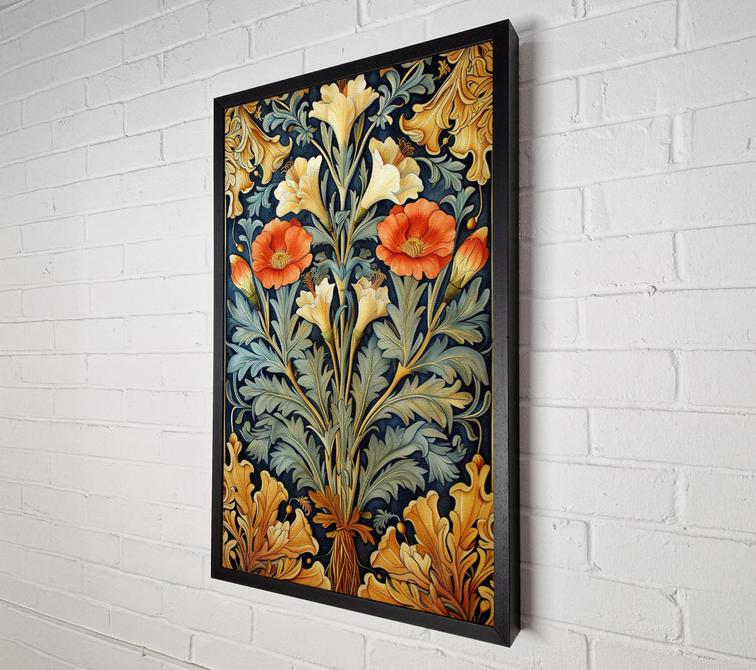  A Canvas Print of Poppy And Lily Canvas Art