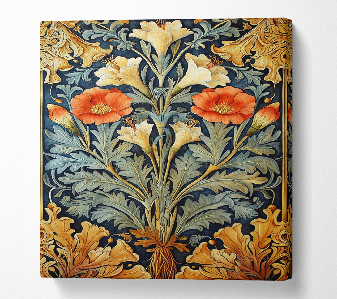  A Canvas Print of Poppy And Lily Canvas Art