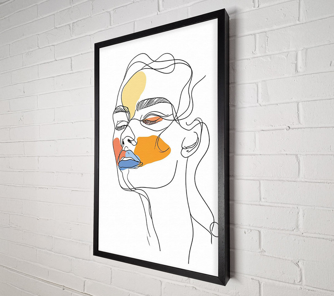  A Canvas Print of Blushing Beauty Canvas Art