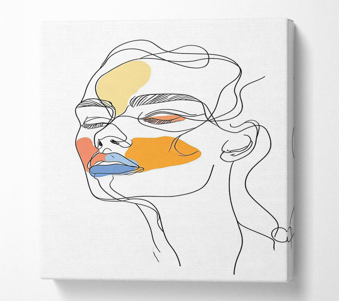  A Canvas Print of Blushing Beauty Canvas Art