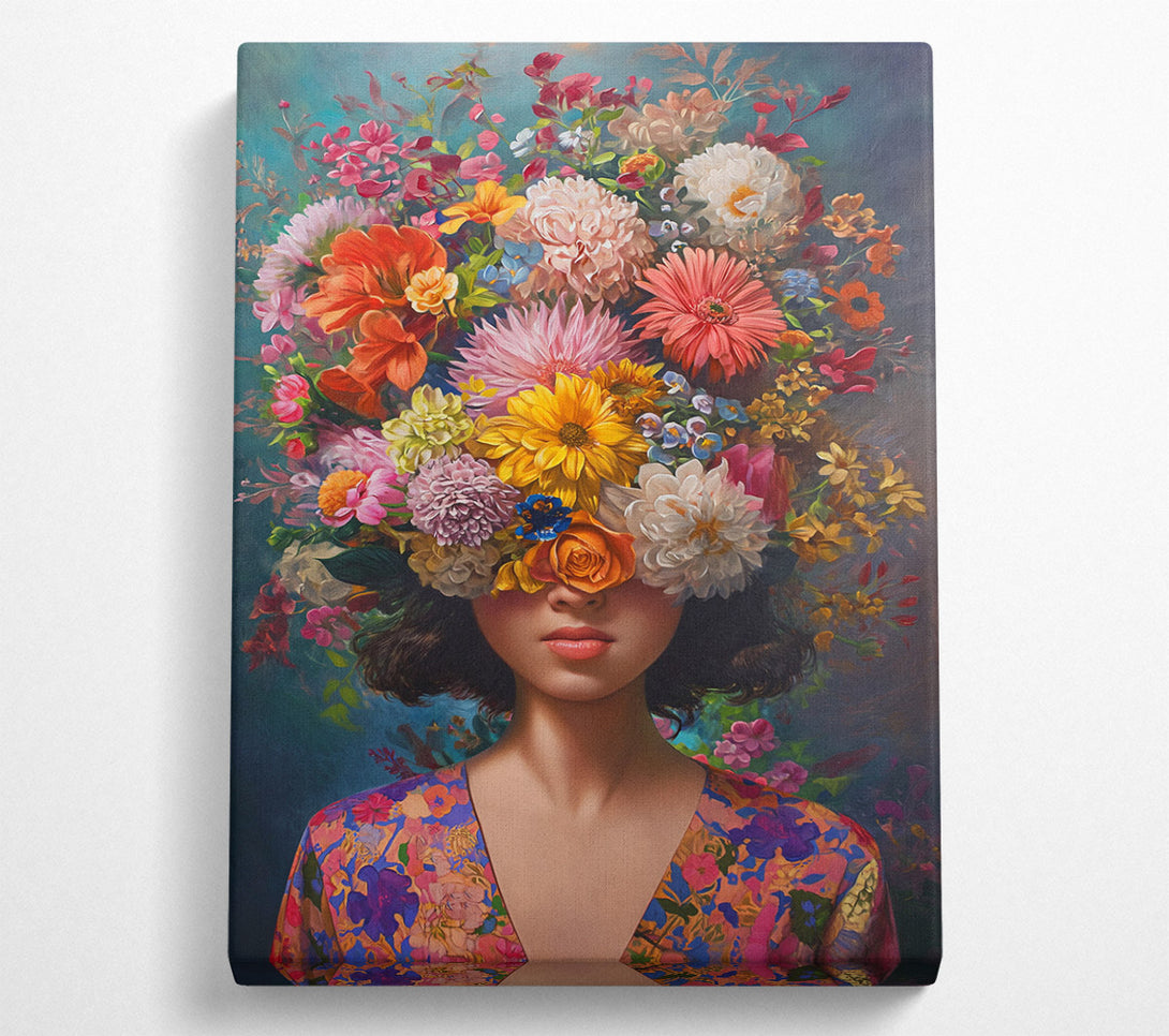 A Canvas Print of Flora'S Embrace Canvas Print