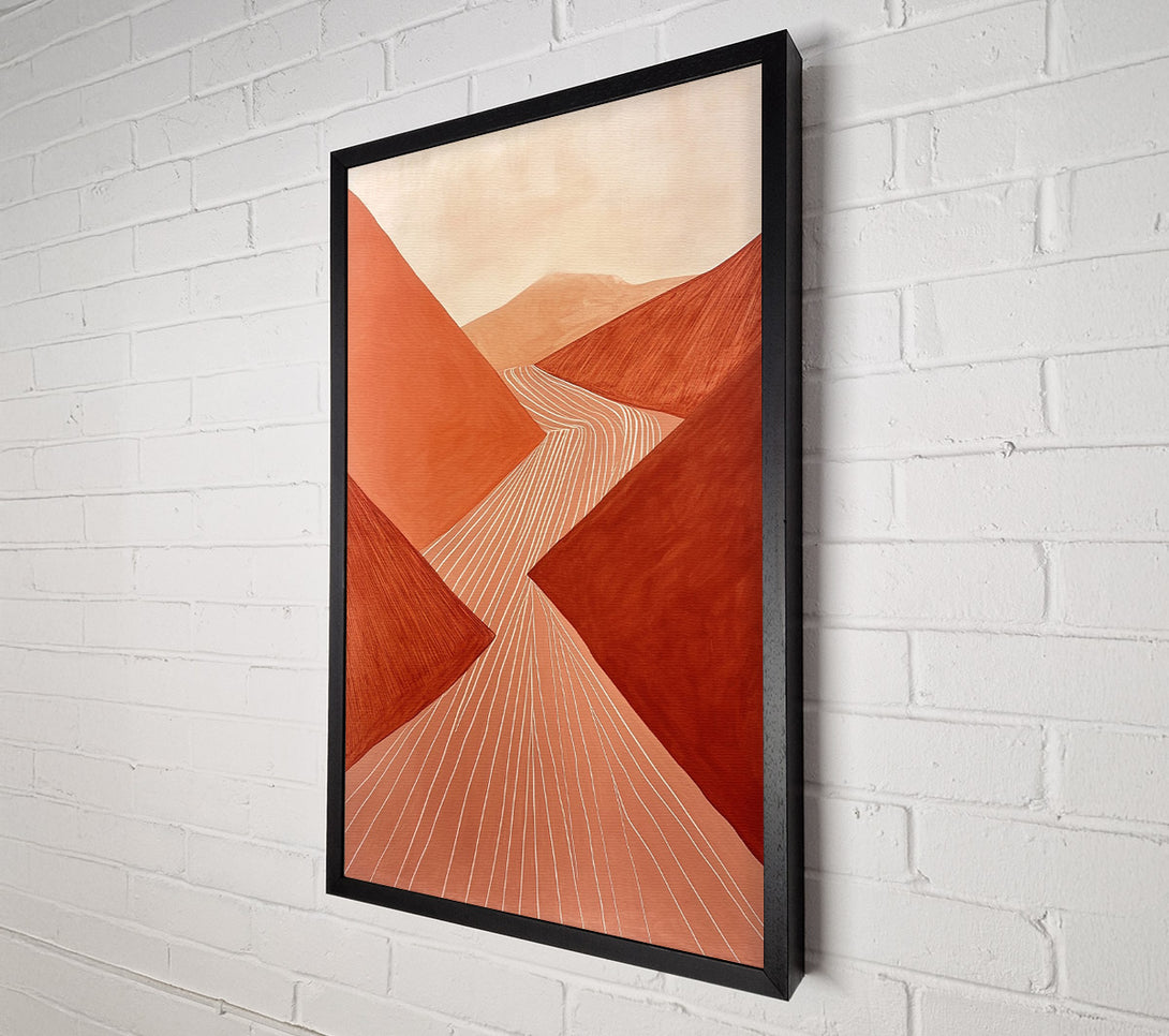  A Canvas Print of Journey Through The Canyon Canvas Art