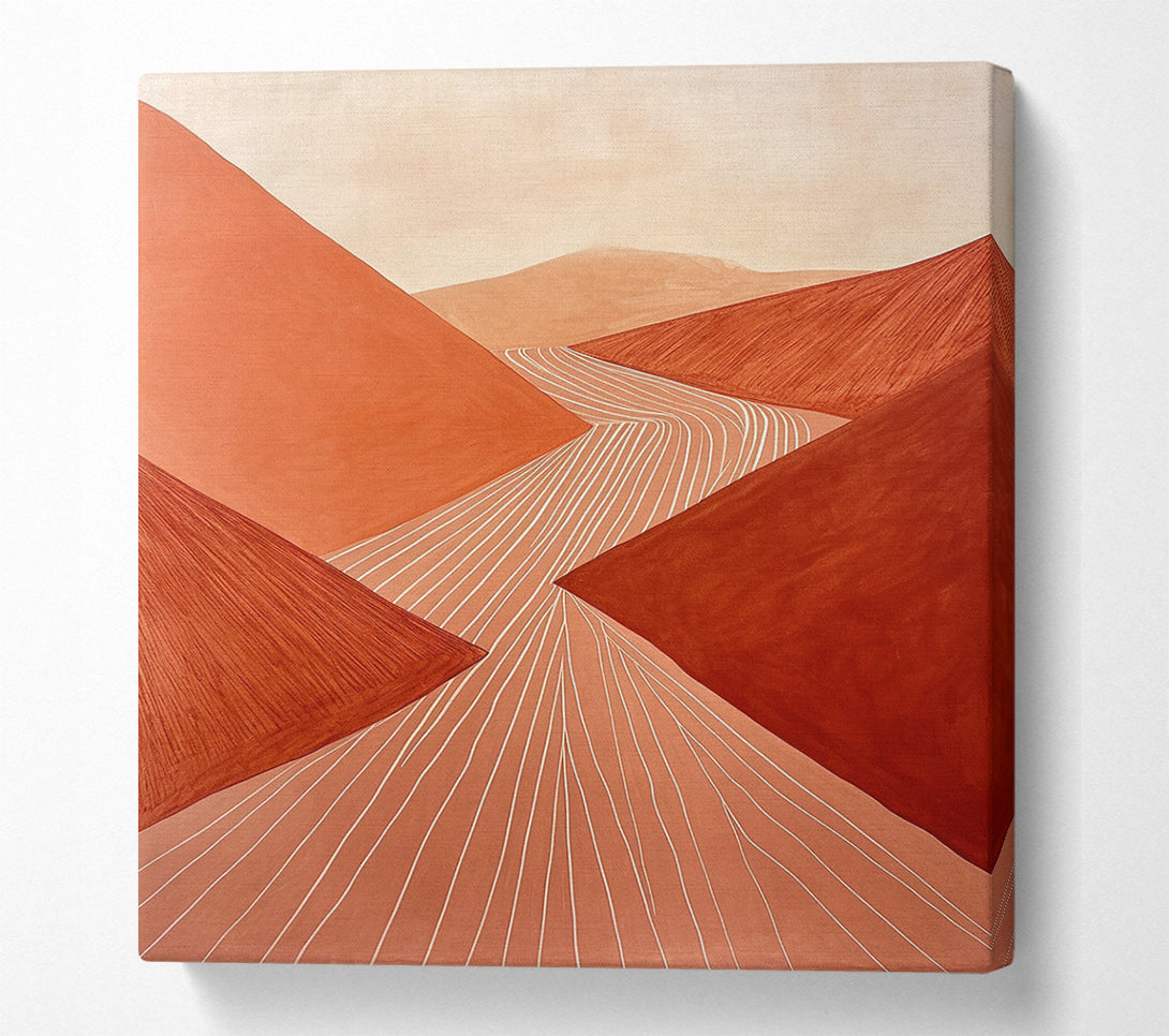  A Canvas Print of Journey Through The Canyon Canvas Art