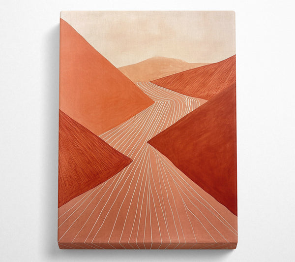  A Canvas Print of Journey Through The Canyon Canvas Art