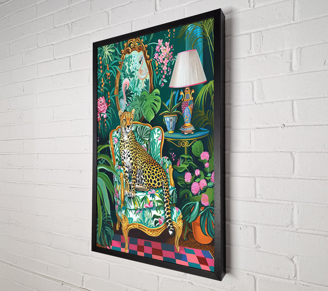  A Canvas Print of A Cheetah'S Abode Canvas Art