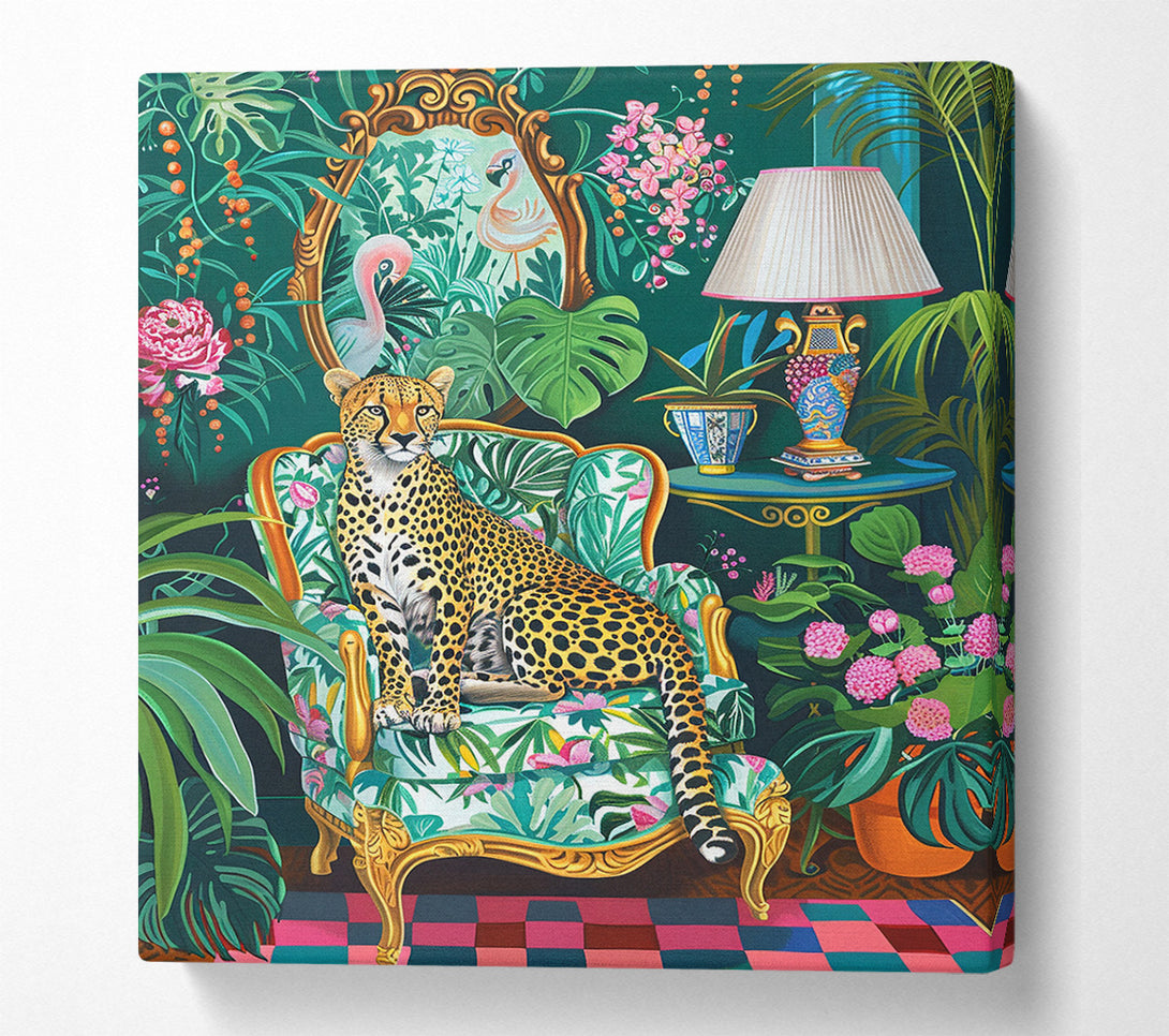  A Canvas Print of A Cheetah'S Abode Canvas Art