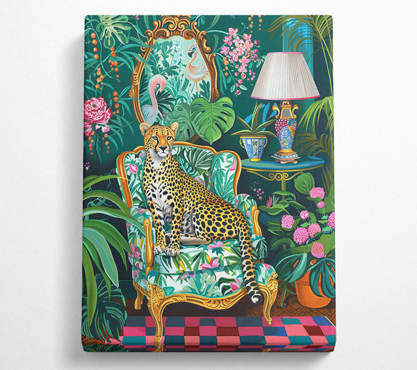  A Canvas Print of A Cheetah'S Abode Canvas Art