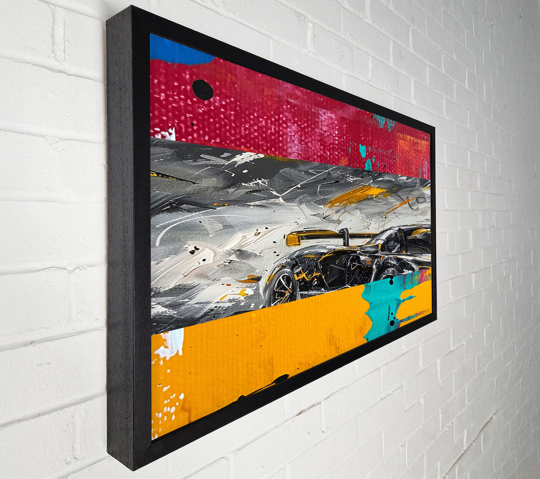  A Canvas Print of Mclaren 650S - Speed And Passion Canvas Wall Art