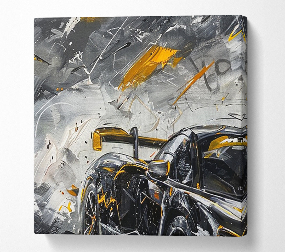  A Canvas Print of Mclaren 650S - Speed And Passion Canvas Wall Art