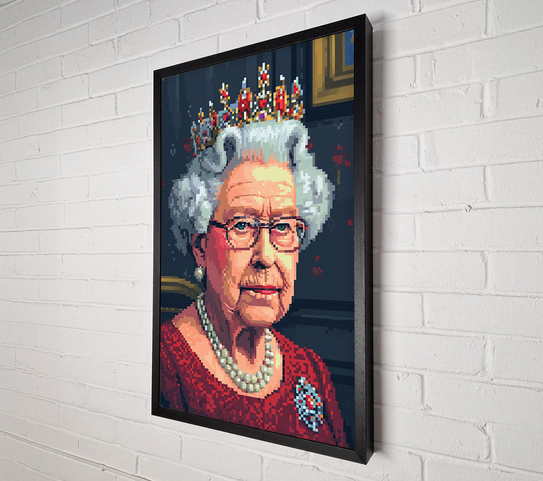  A Canvas Print of The Queen'S Portrait Canvas Print