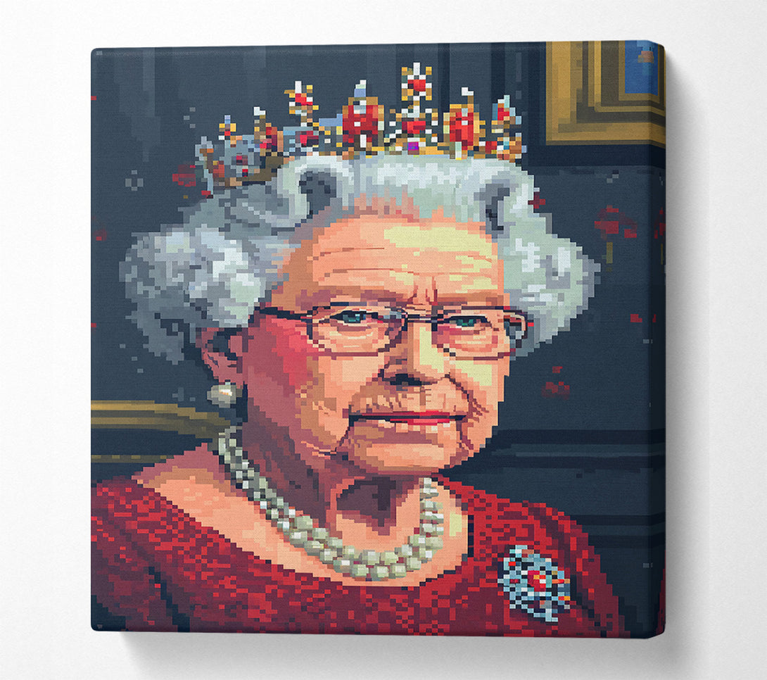  A Canvas Print of The Queen'S Portrait Canvas Print