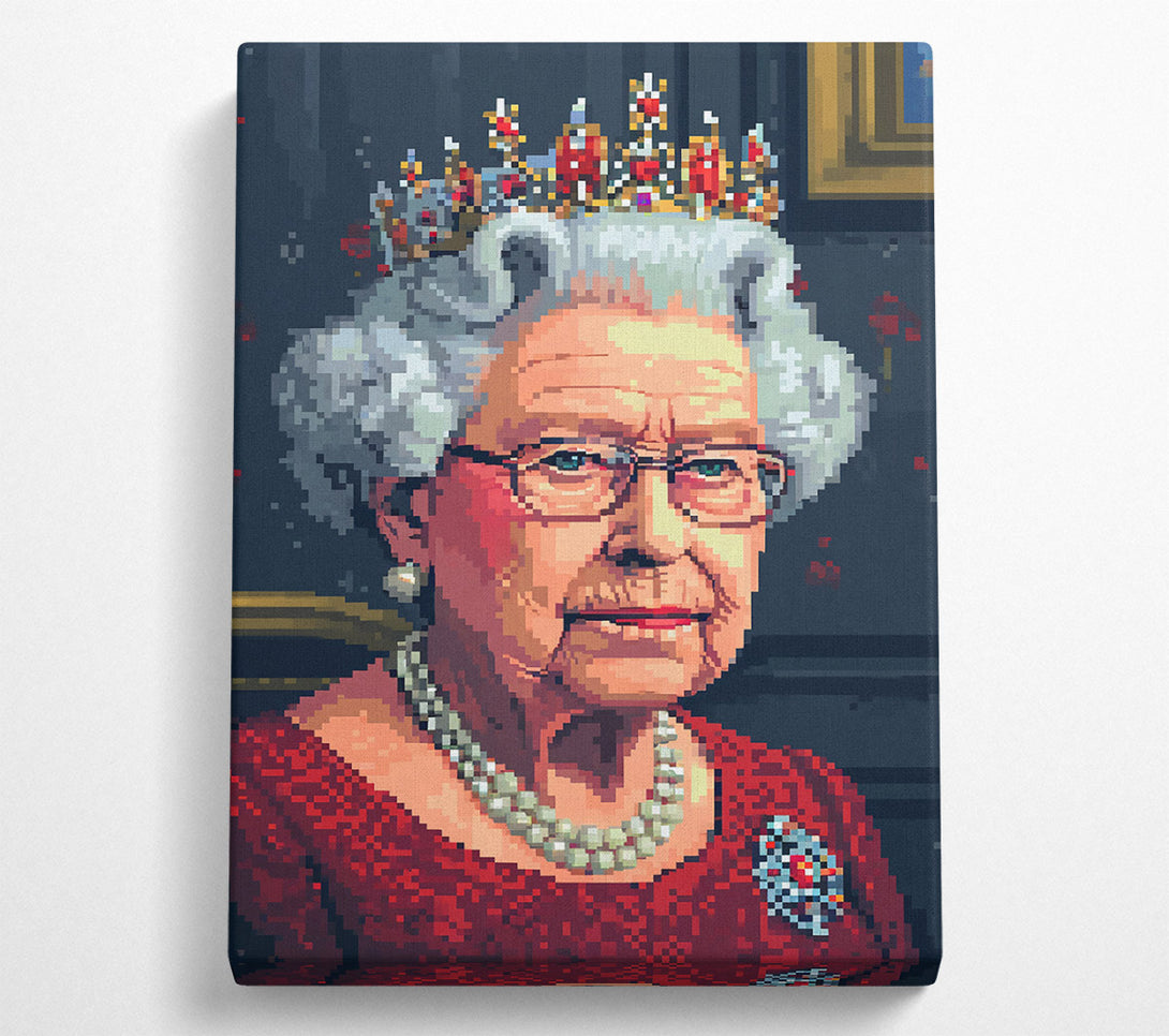  A Canvas Print of The Queen'S Portrait Canvas Print