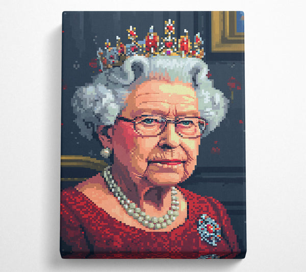  A Canvas Print of The Queen'S Portrait Canvas Print