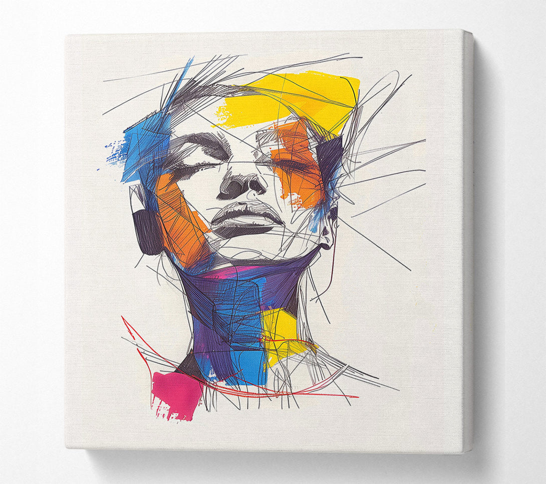  A Canvas Print of Chromatic Reverie Canvas Art