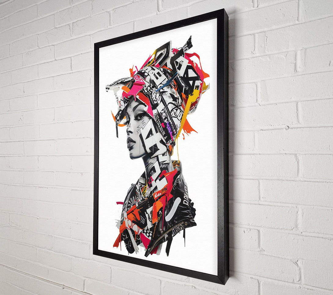  A Canvas Print of A Colorful Mind. Canvas Wall Art