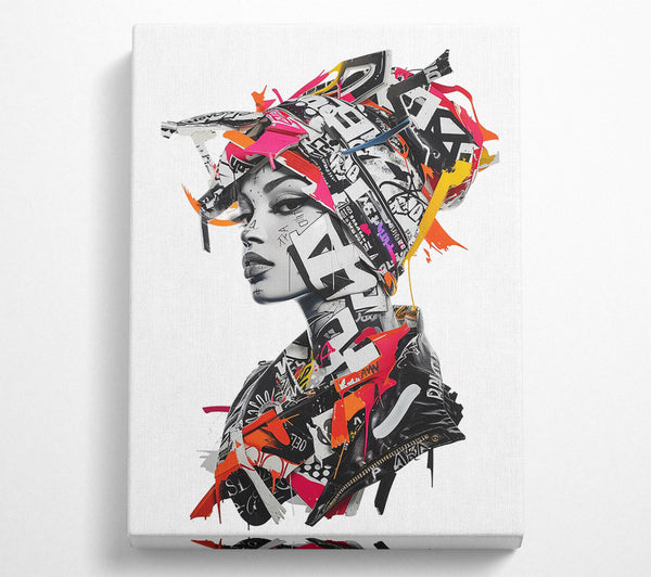  A Canvas Print of A Colorful Mind. Canvas Wall Art