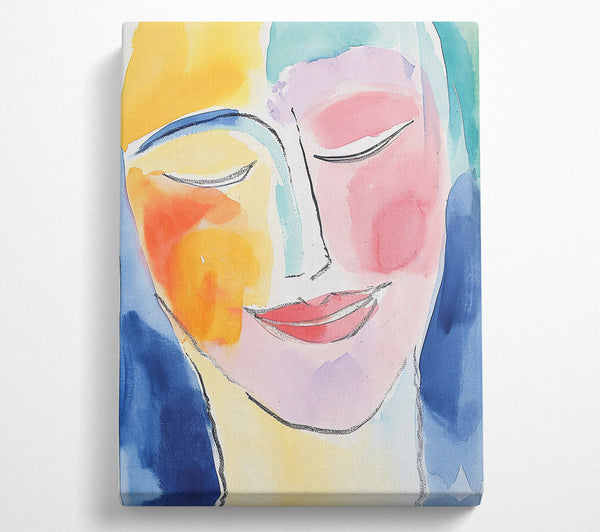  A Canvas Print of A Colorful Mind Canvas Wall Art