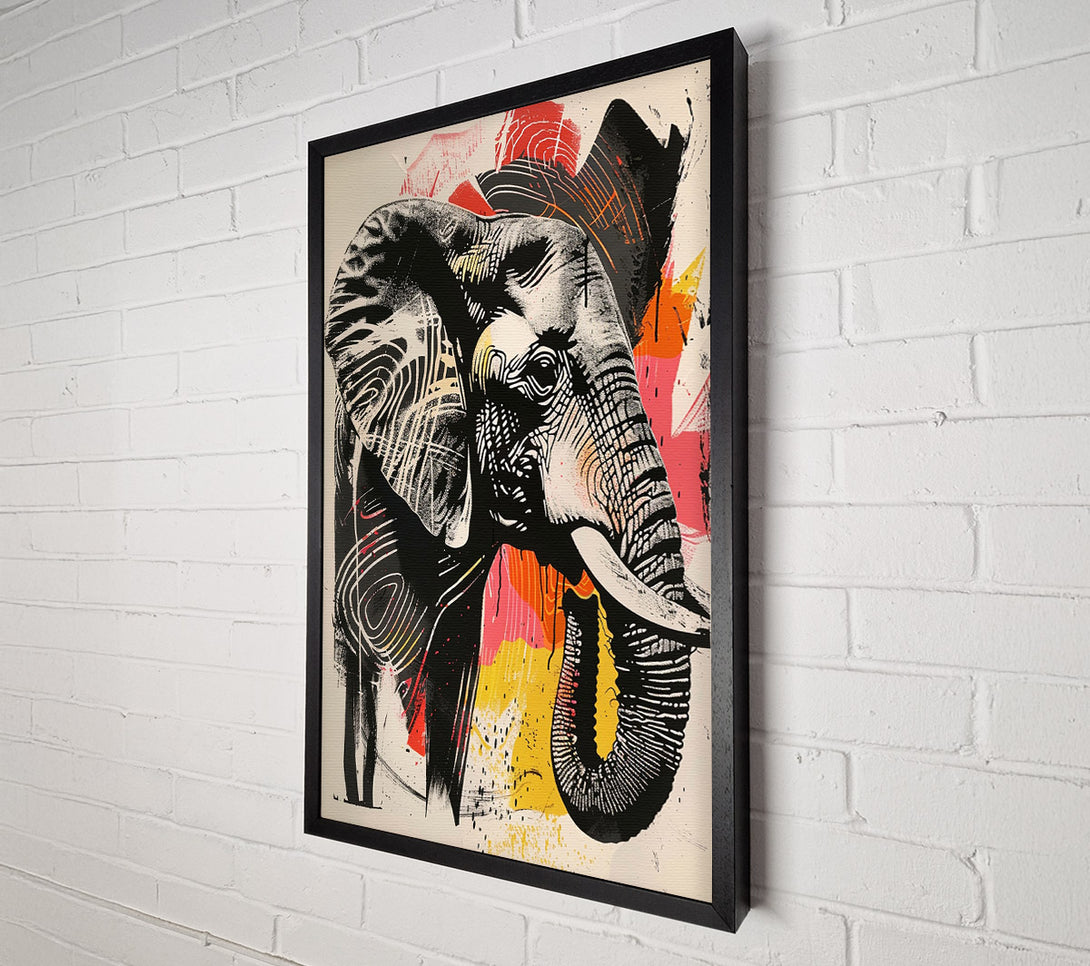  A Canvas Print of The Majestic Elephant Canvas Wall Art