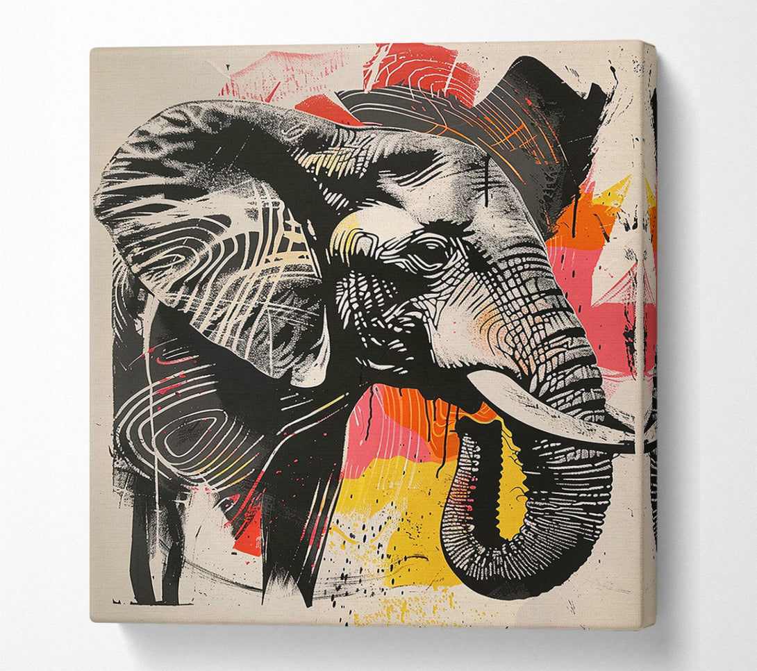  A Canvas Print of The Majestic Elephant Canvas Wall Art