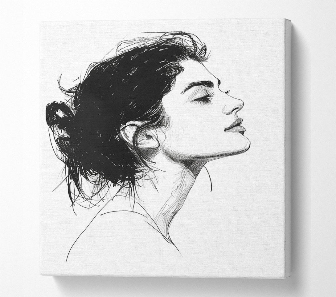  A Canvas Print of Graceful Serenity Canvas Art