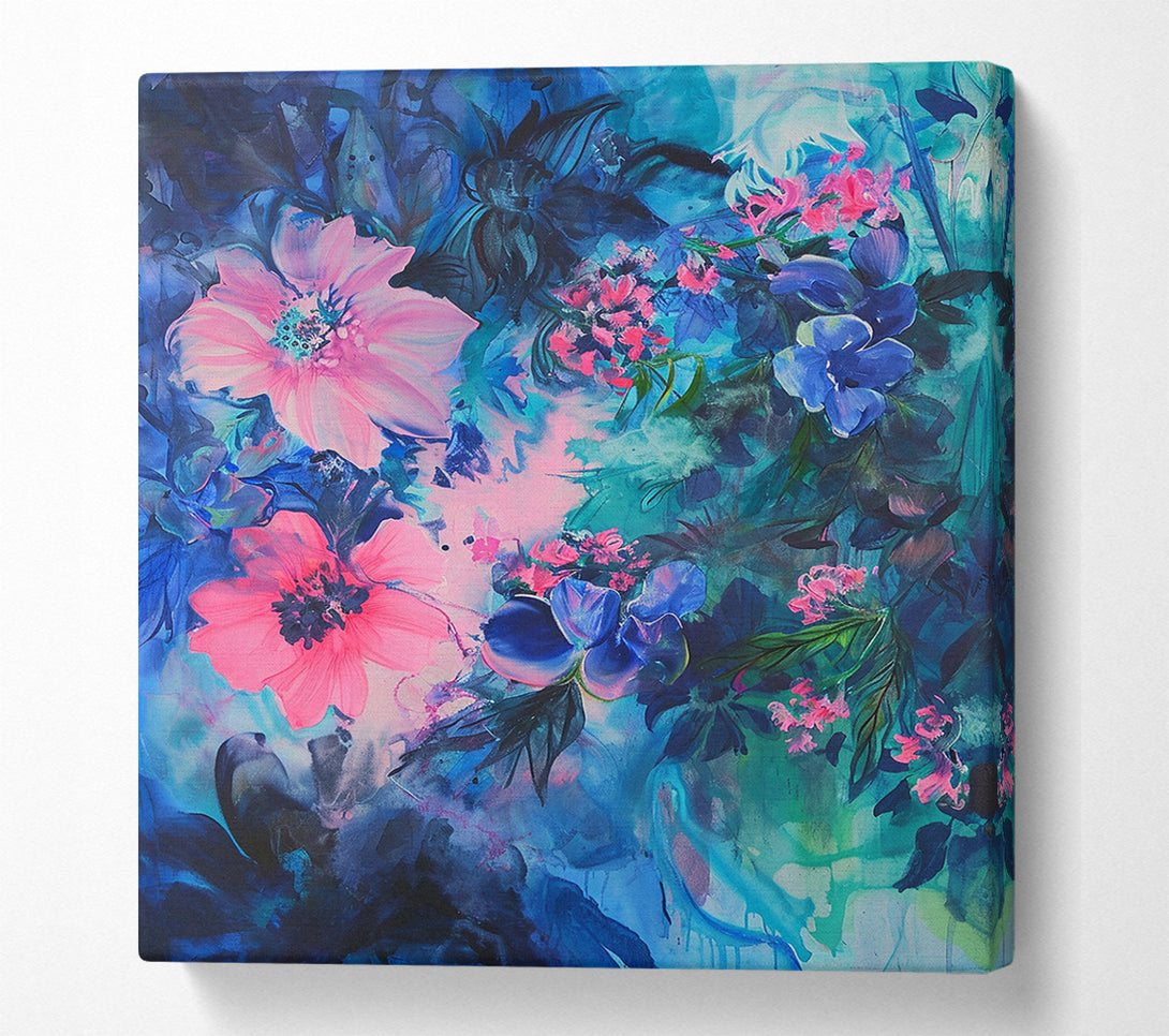  A Canvas Print of Electric Garden Canvas Art