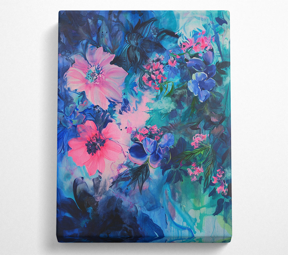  A Canvas Print of Electric Garden Canvas Art