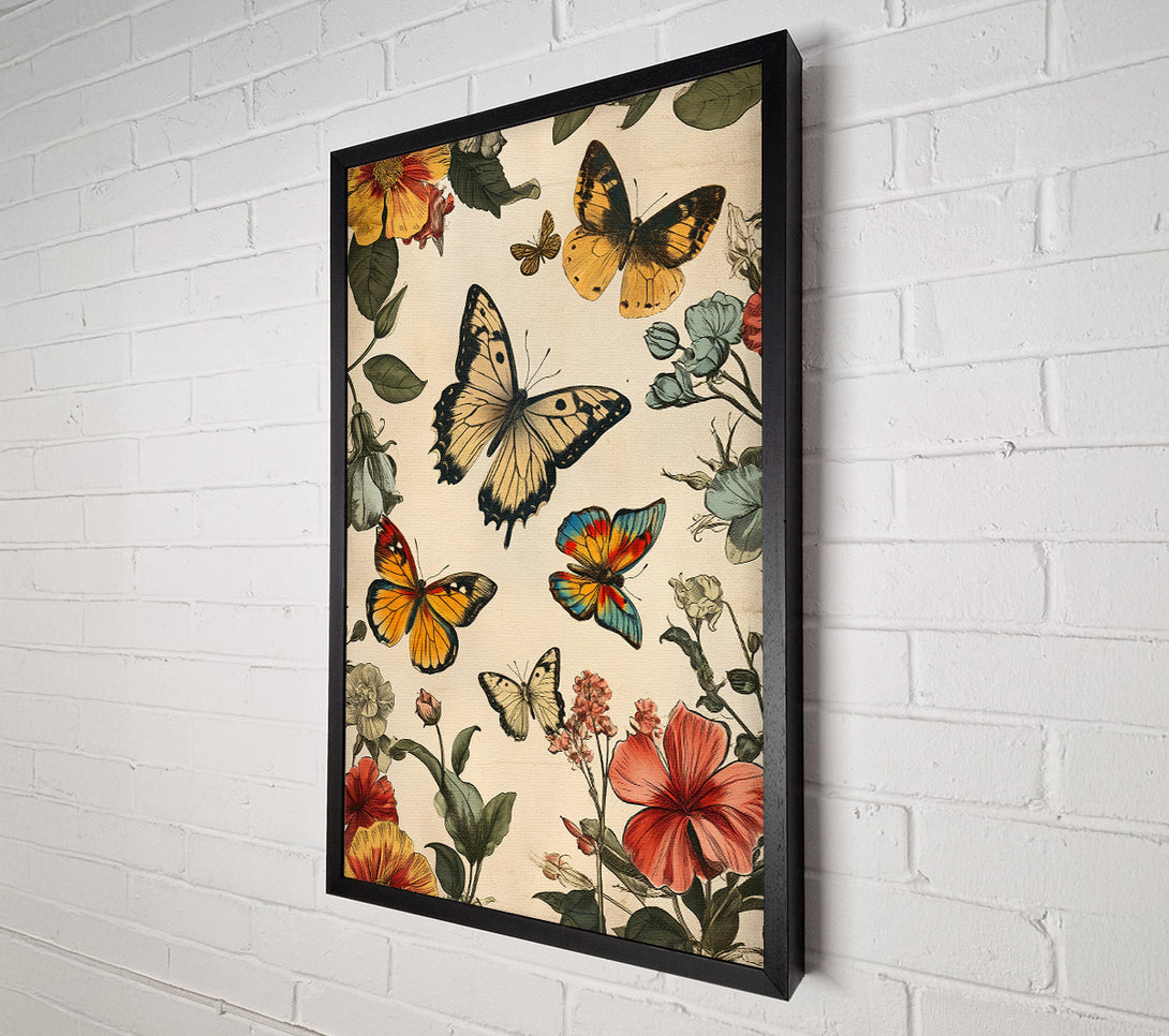  A Canvas Print of Flutter Dance Canvas Wall Art